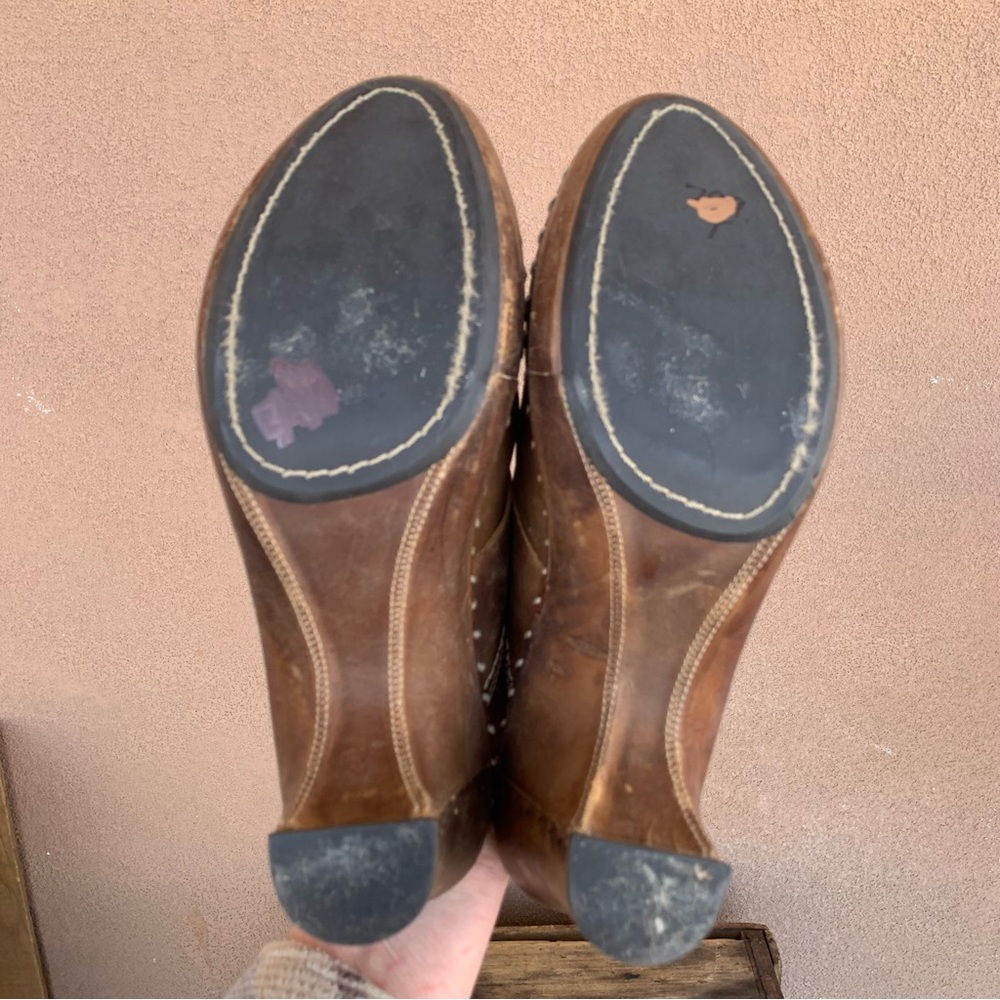 Frye Brown Leather Clogs/Mules - Picture 8 of 9